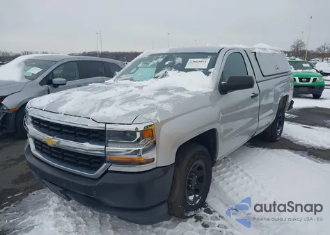 2018 Chevrolet Silverado 1500 Wt из США, поврежденный, VIN 1GCNCNEH3JZ232338